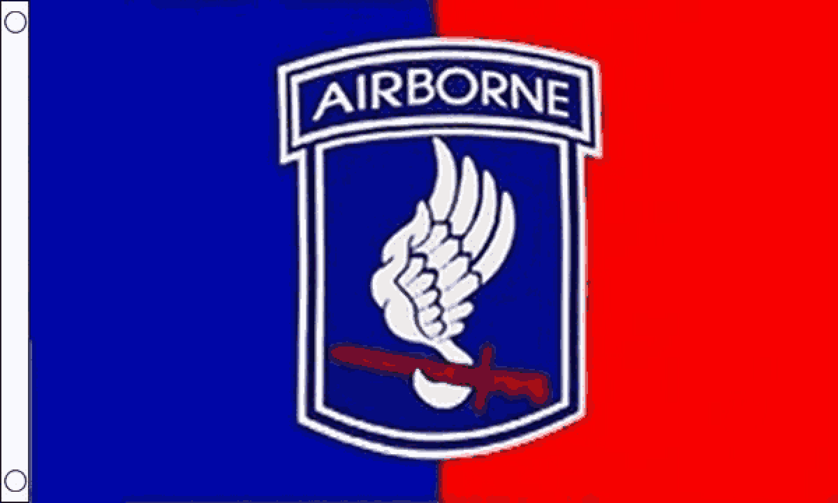 173rd Airborne Flag (Medium)