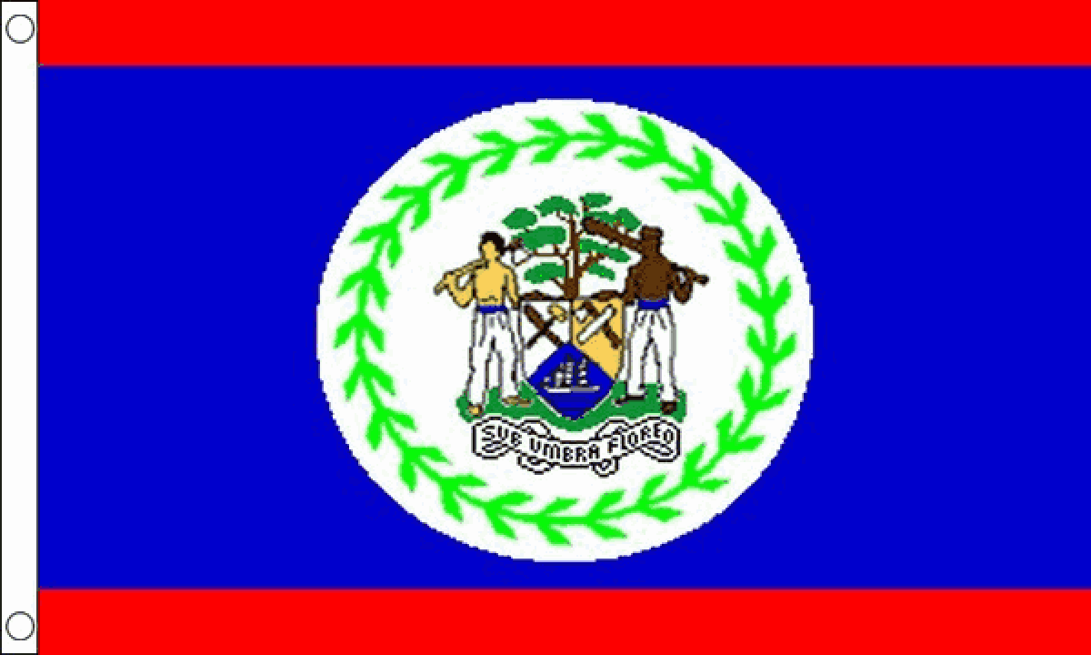 Belize Flag (Medium)