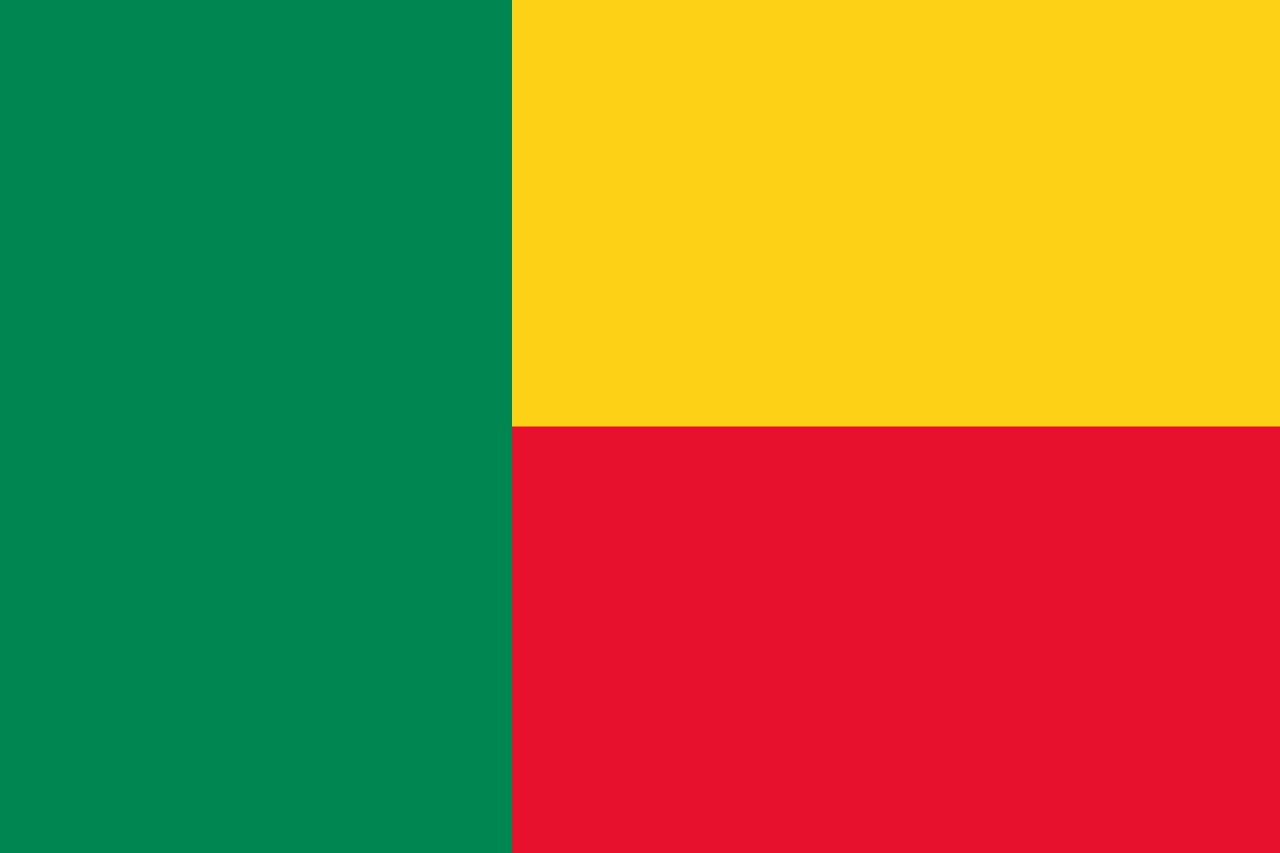 Benin Traditional Sewn Flag