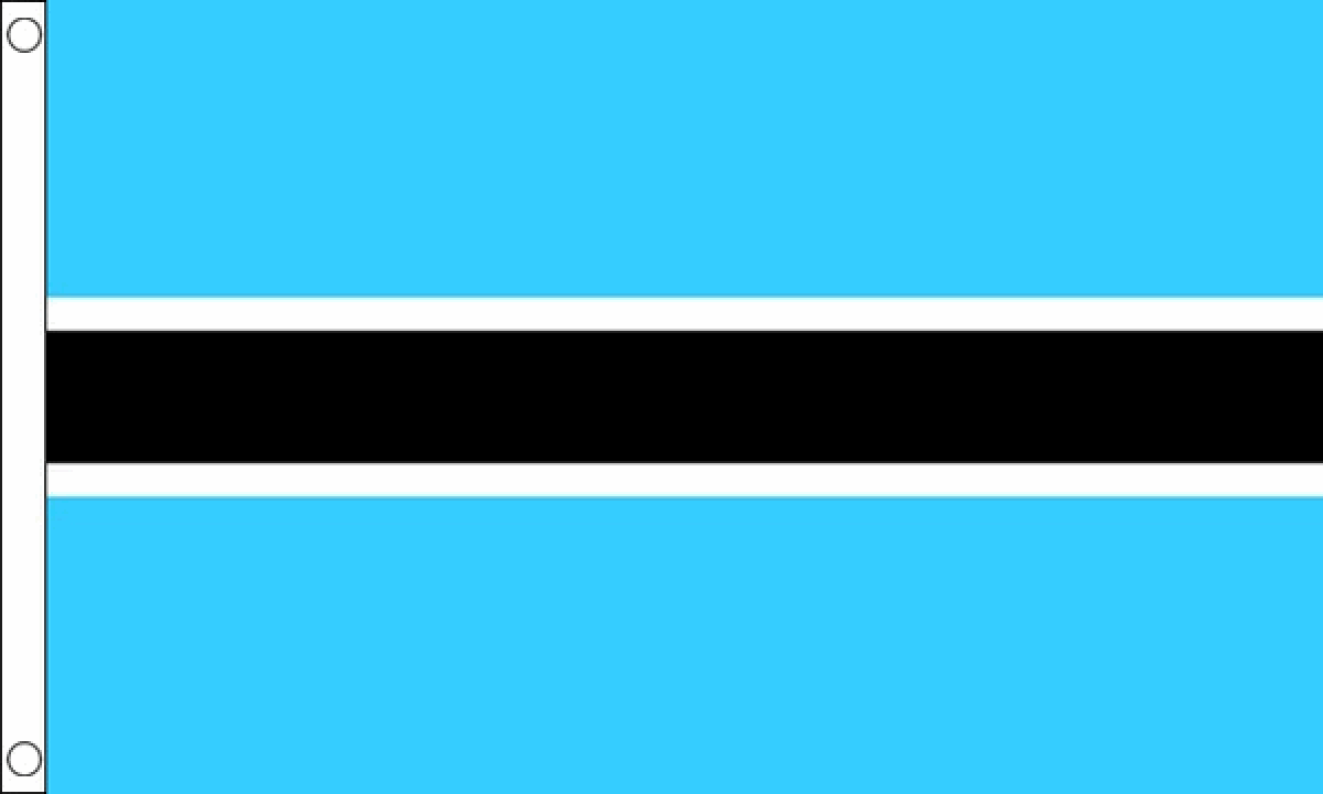 Botswana Small Flag (Small)