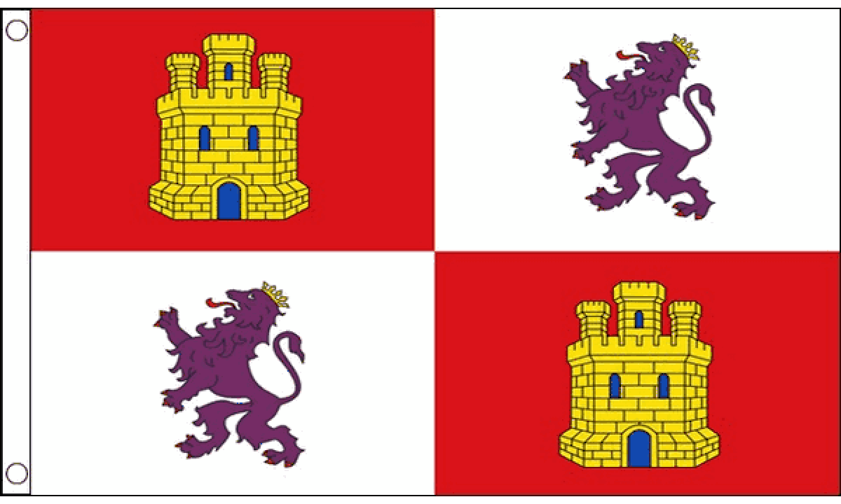 Castile and Leon Flag (Medium)