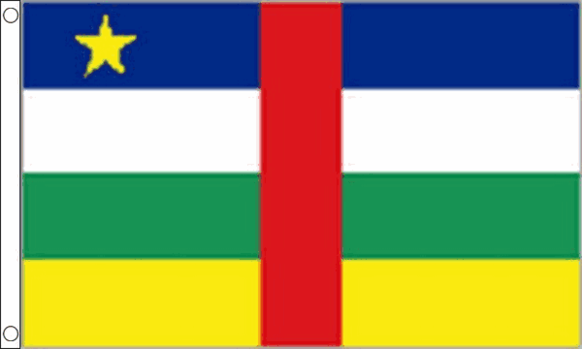 Central African Republic Flag (Medium)
