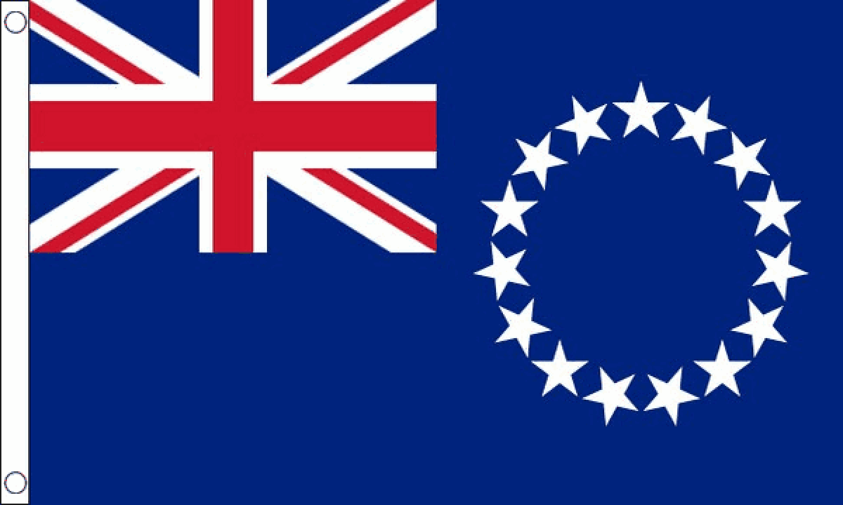 Cook Islands Flag (Medium)