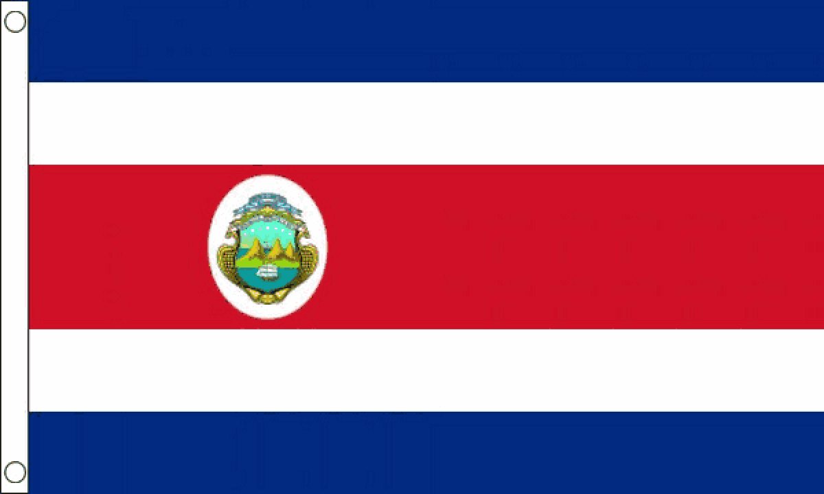 Costa Rica Flag (Medium)