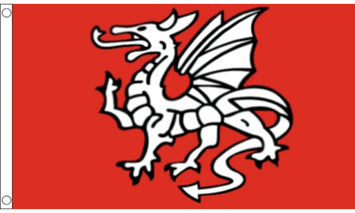 English Pendragon Anglo Saxon (A) Flag (Medium)