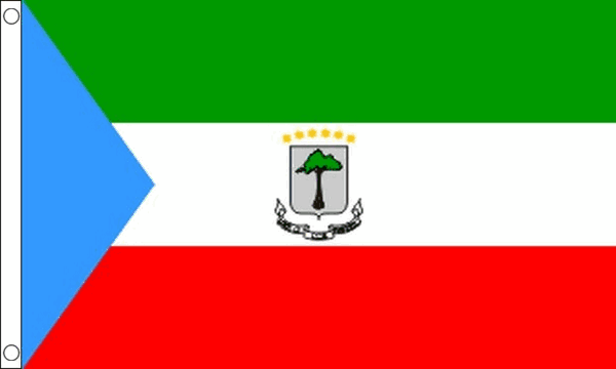 Equatorial Guinea Flag (Medium)