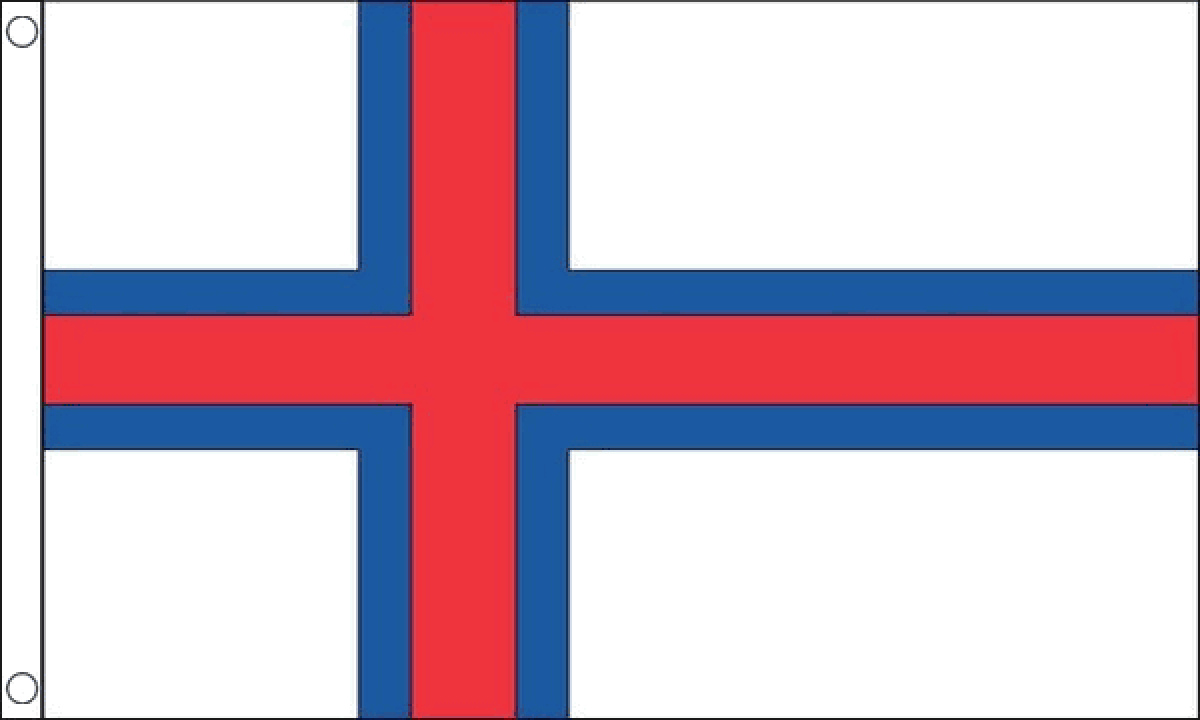 Faroe Islands Flag (Medium)