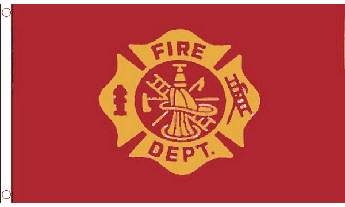 Fire Department Flag (Medium)