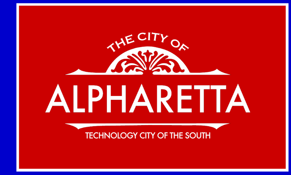 Alpharetta, Georgia, USA Outdoor Quality Flag