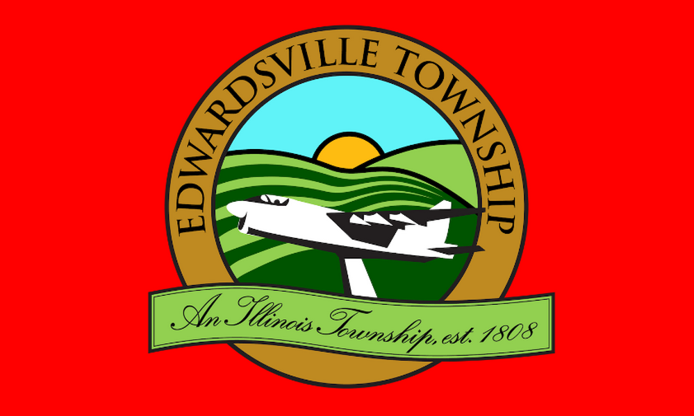 Edwardsville Township, Illinois USA Outdoor Quality Flag
