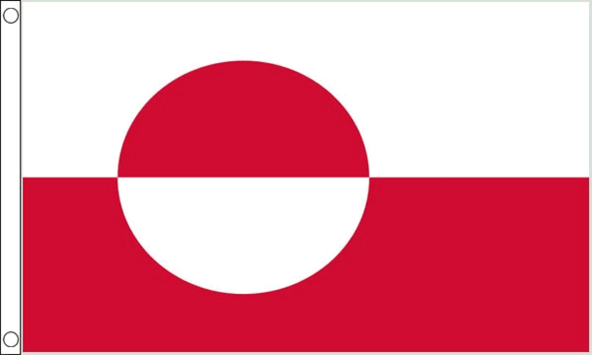 Greenland Traditional Sewn Flag