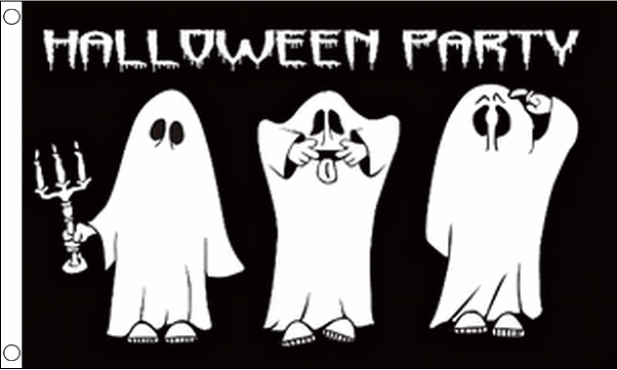 Halloween Party Flag (Medium)