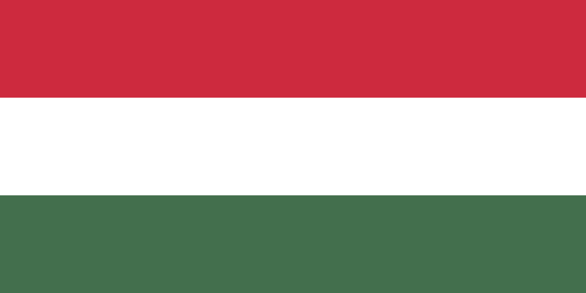 Hungary Traditional Sewn Flag