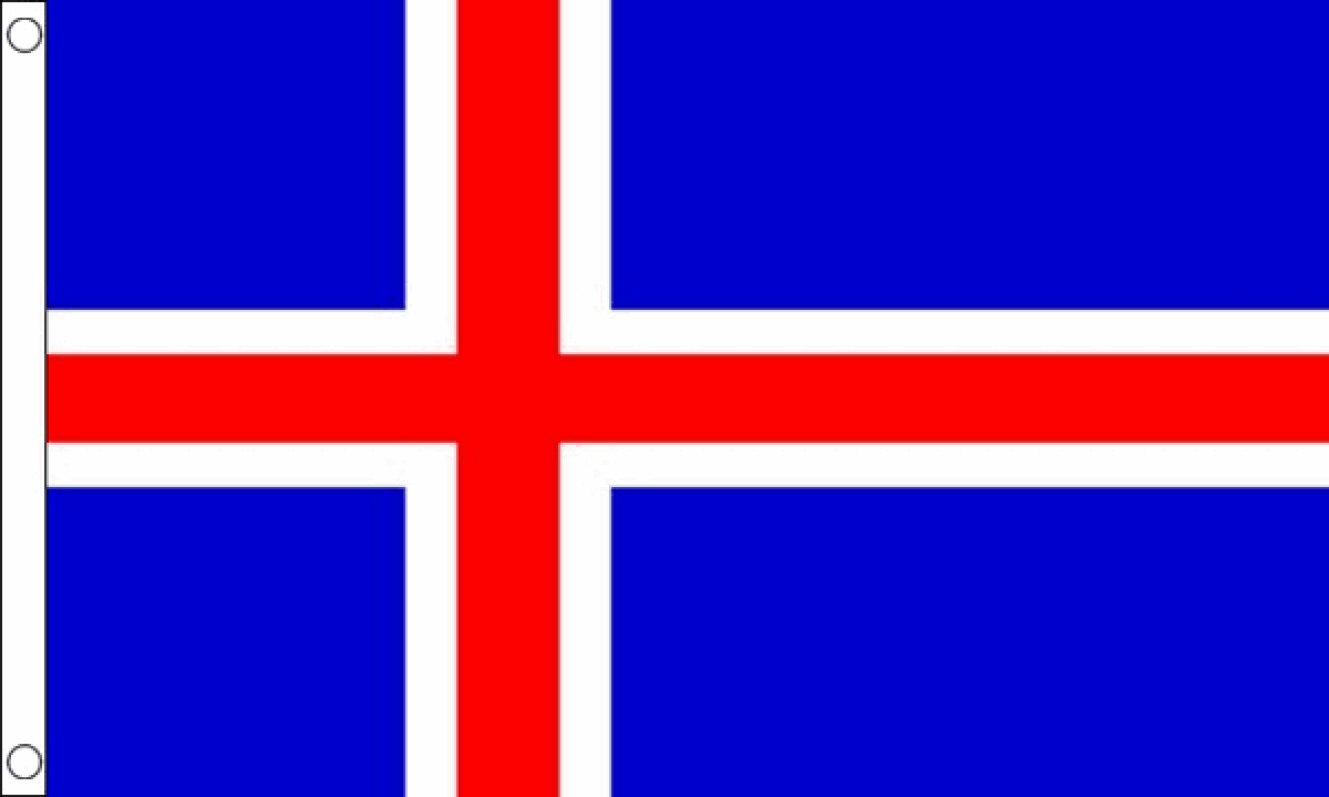 Iceland (Large) Flag