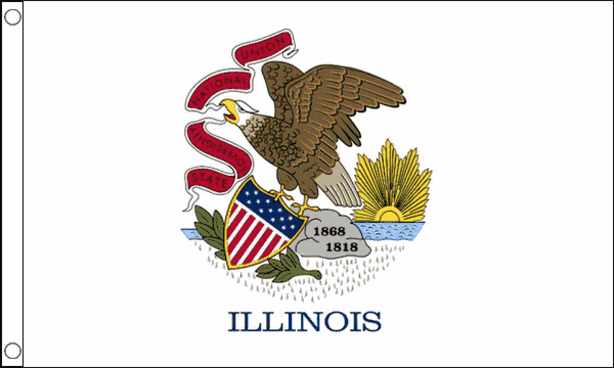 Illinois Flag (Medium)