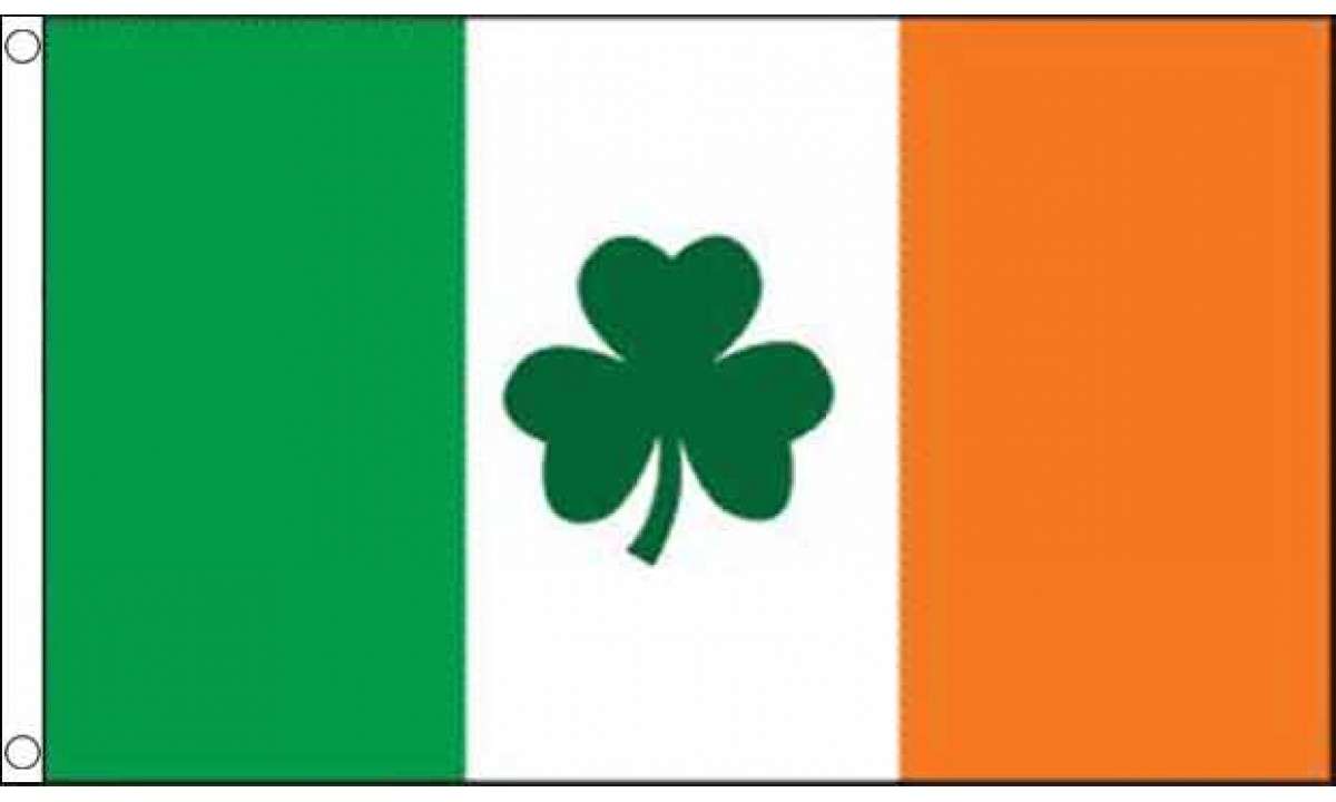 Ireland With Shamrock Flag (Medium)