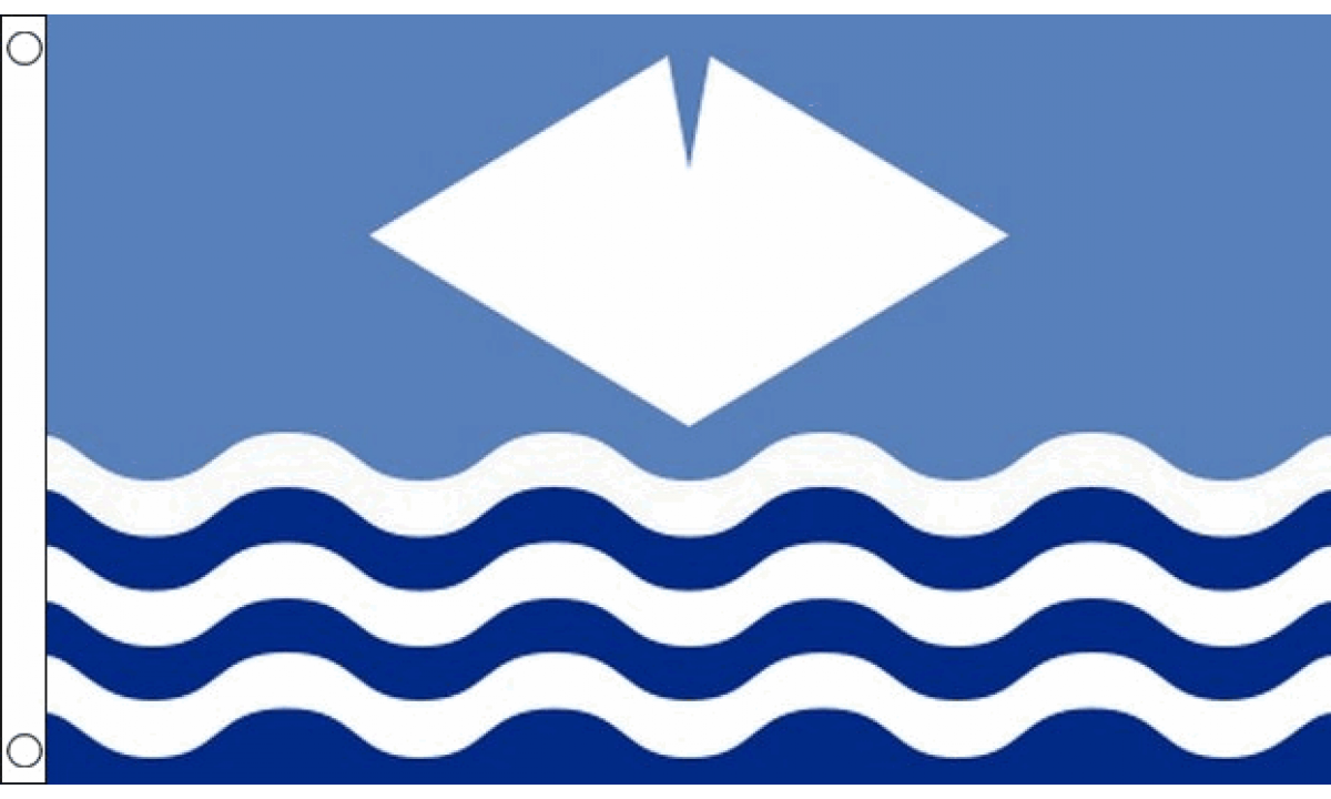 Isle of Wight New (Waves) Flag (Medium)