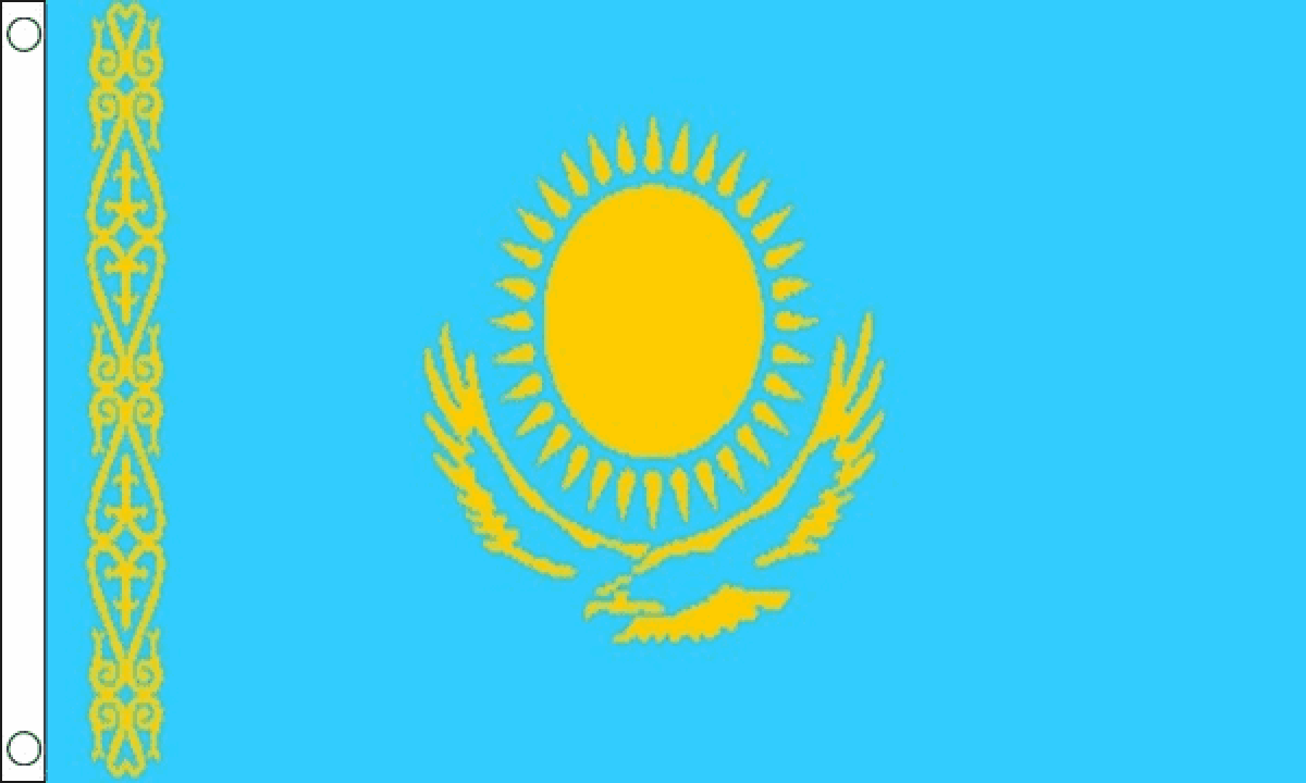 Kazakhstan Flag (Medium)