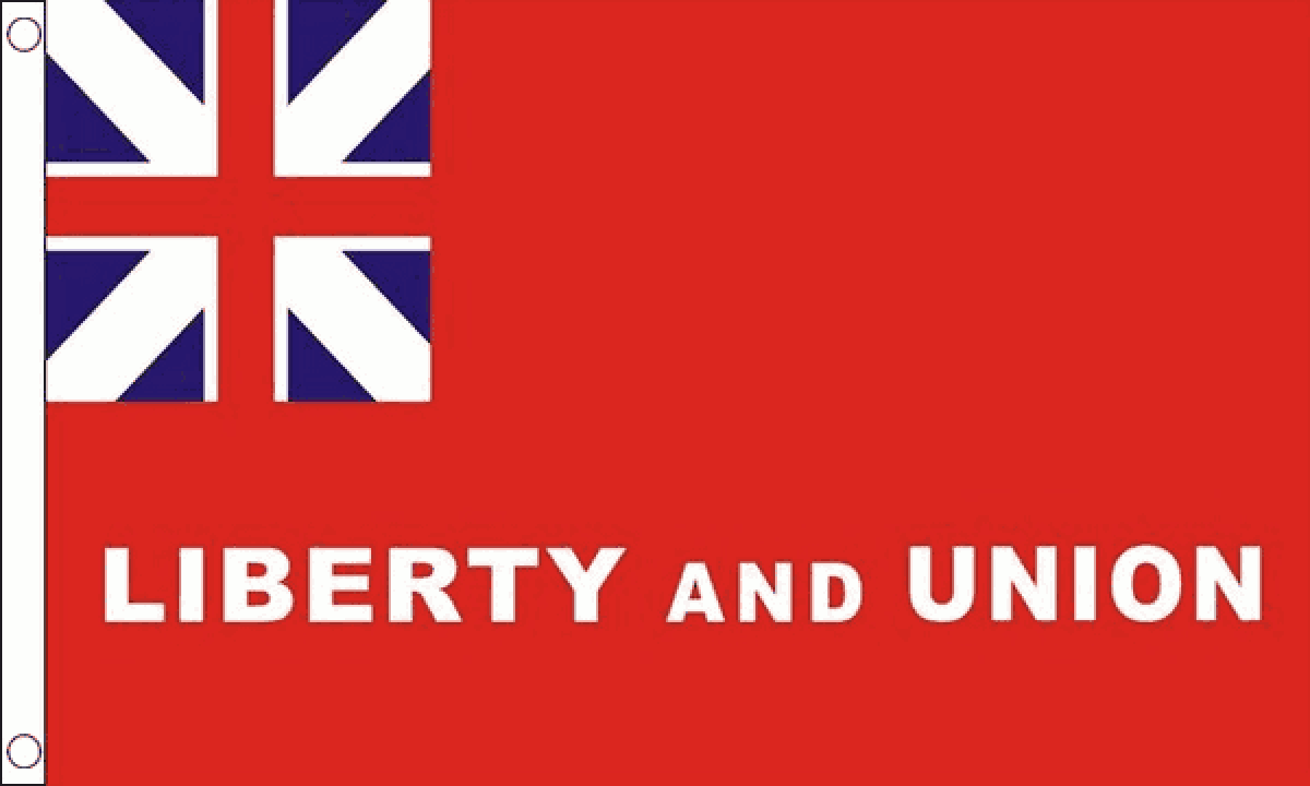 Liberty and Union Flag (Medium)