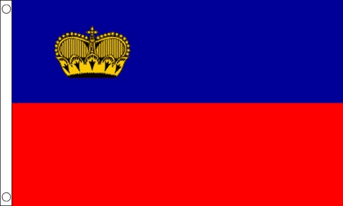 Liechtenstein Flag (Medium)