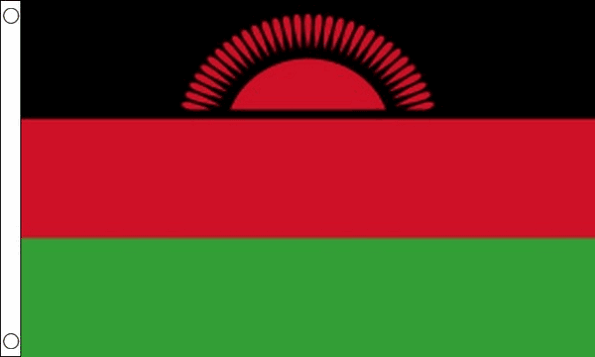 Malawi (Current) Flag (Small)