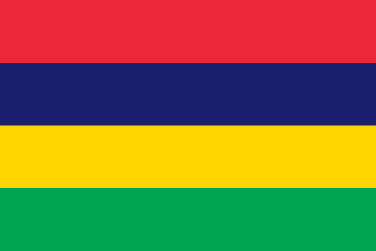 Mauritius Traditional Sewn Flag