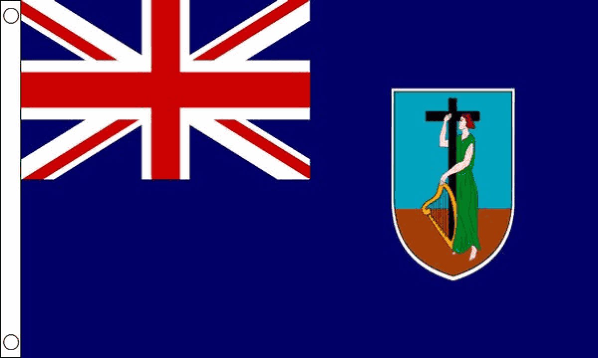 Montserrat Flag (Medium)