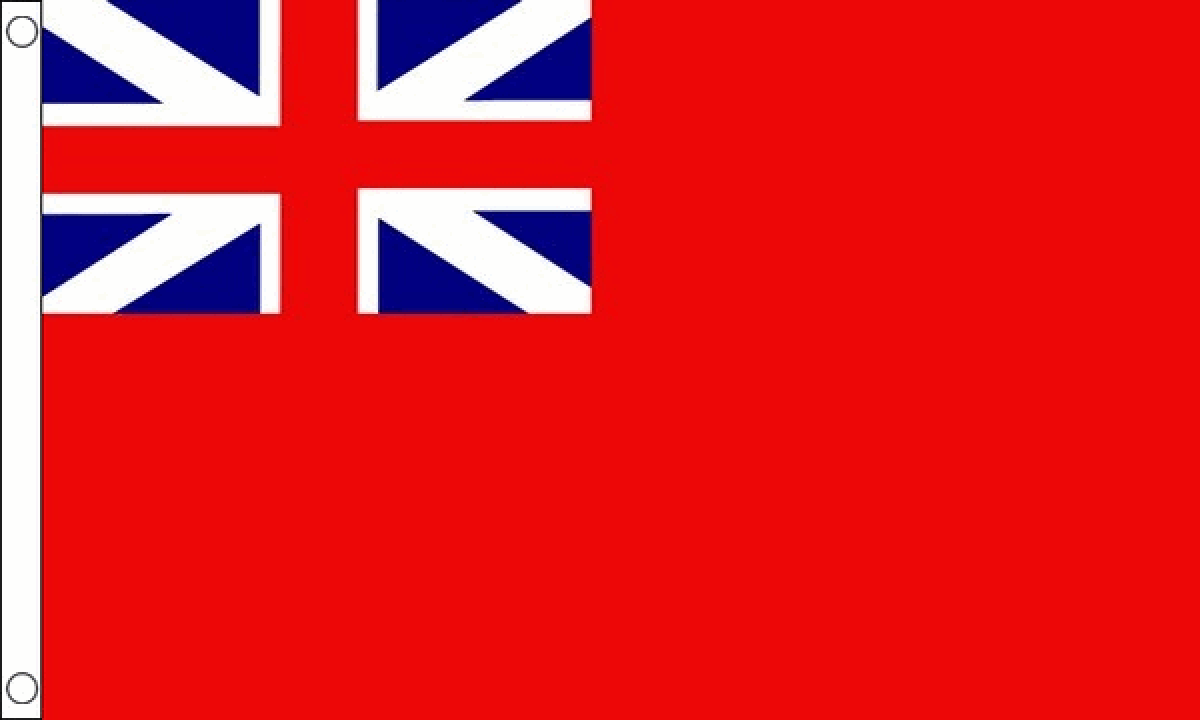 Naval Ensign Red Squadron Flag (Medium)
