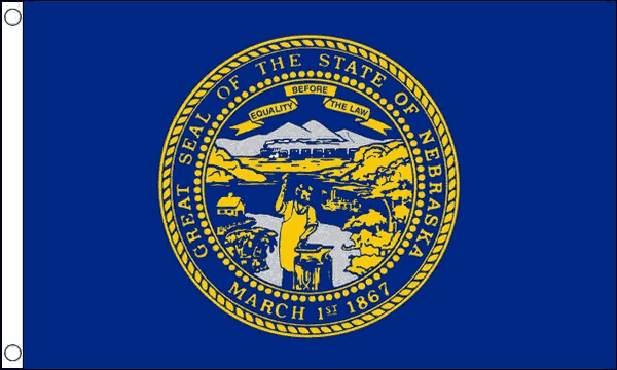 Nebraska Flag (Medium)
