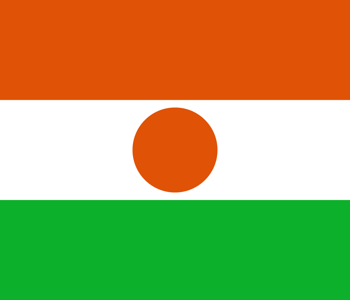 Niger Traditional Sewn Flag