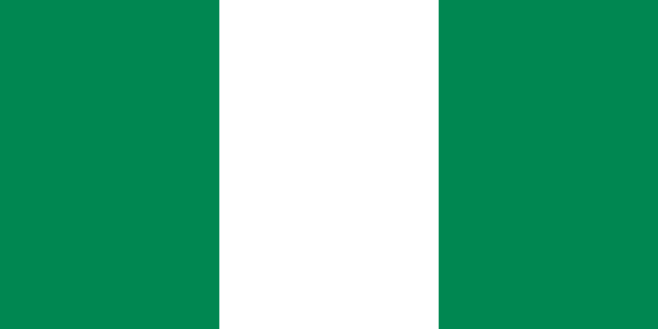 Nigeria Traditional Sewn Flag