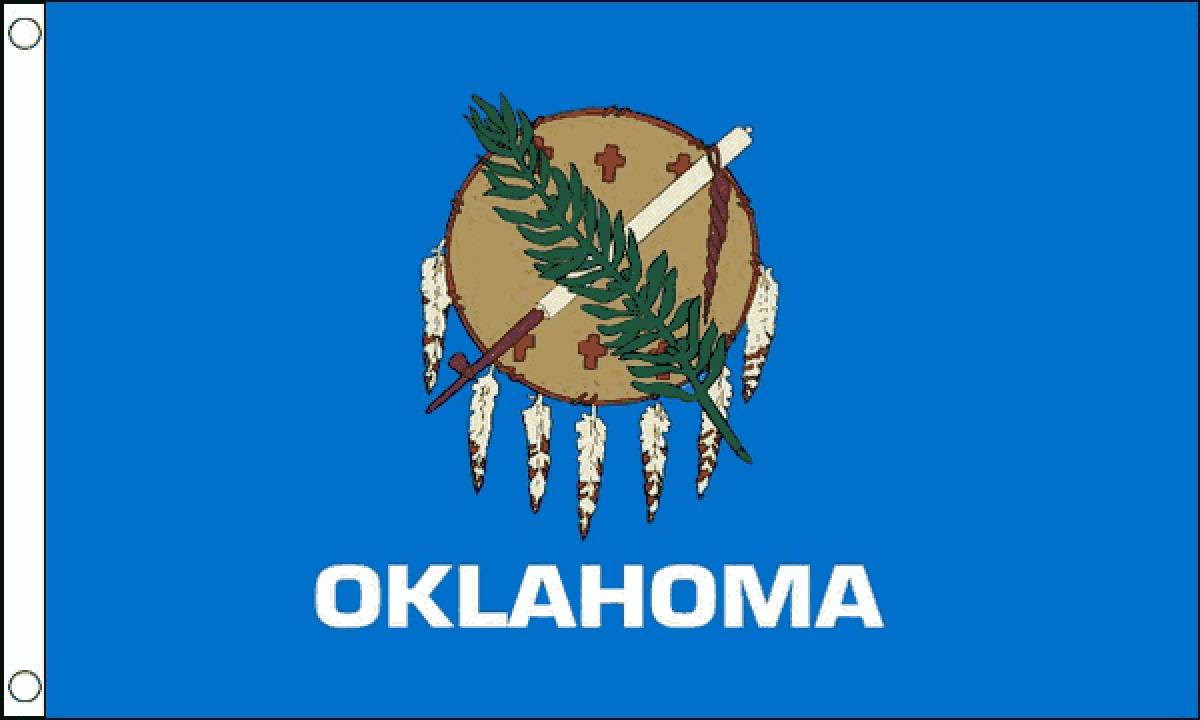 Oklahoma Flag (Medium)