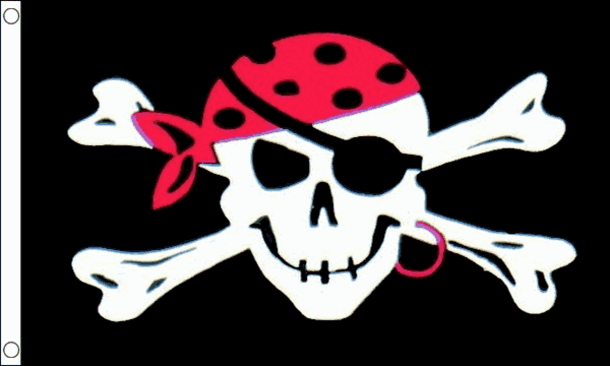 One Eyed Jack Flag (Medium)