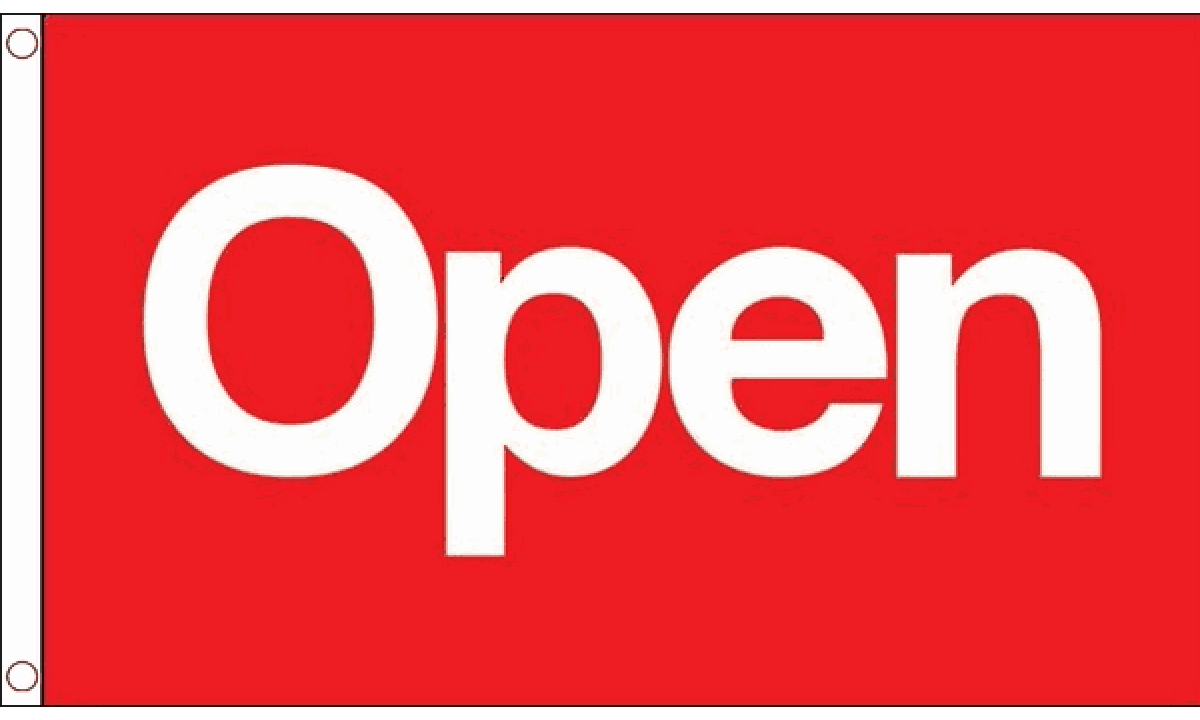 Open (Red) Flag (Small)