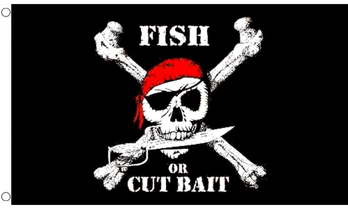 Pirate Fish Flag (Medium)