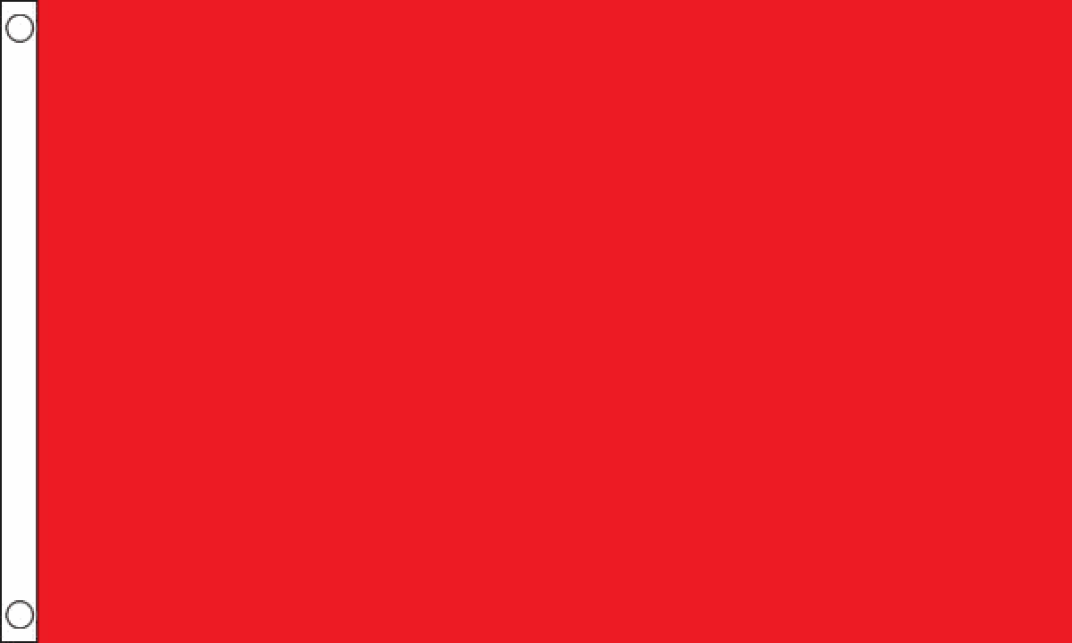 Plain Red Flag (Medium)