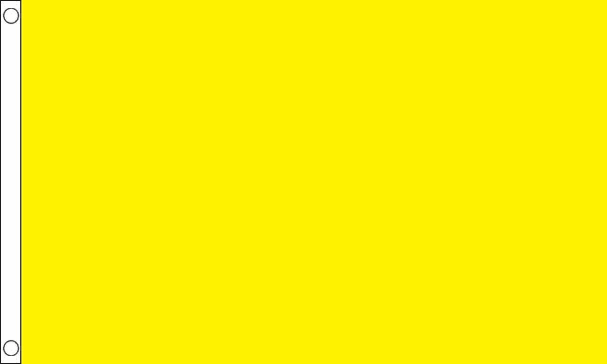 Plain Yellow Flag (Small)
