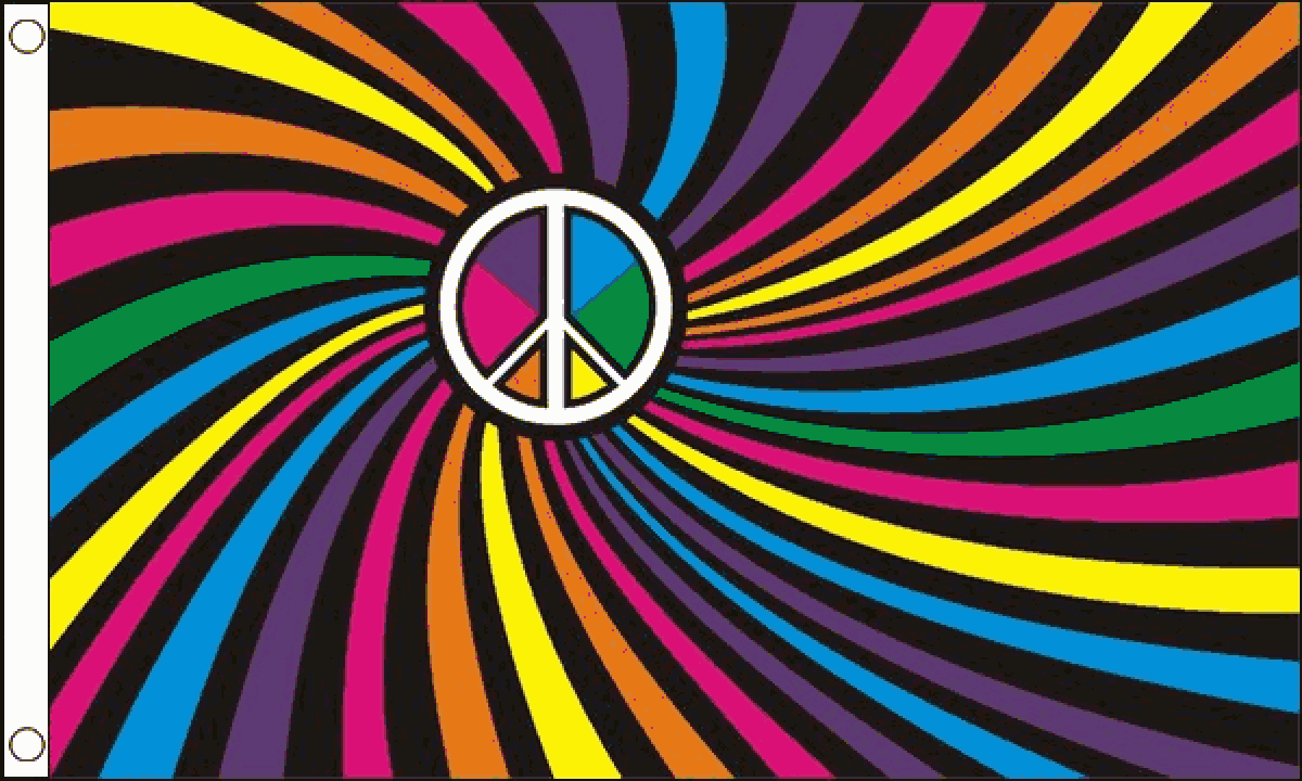 Rainbow Swirl Flag (Medium)