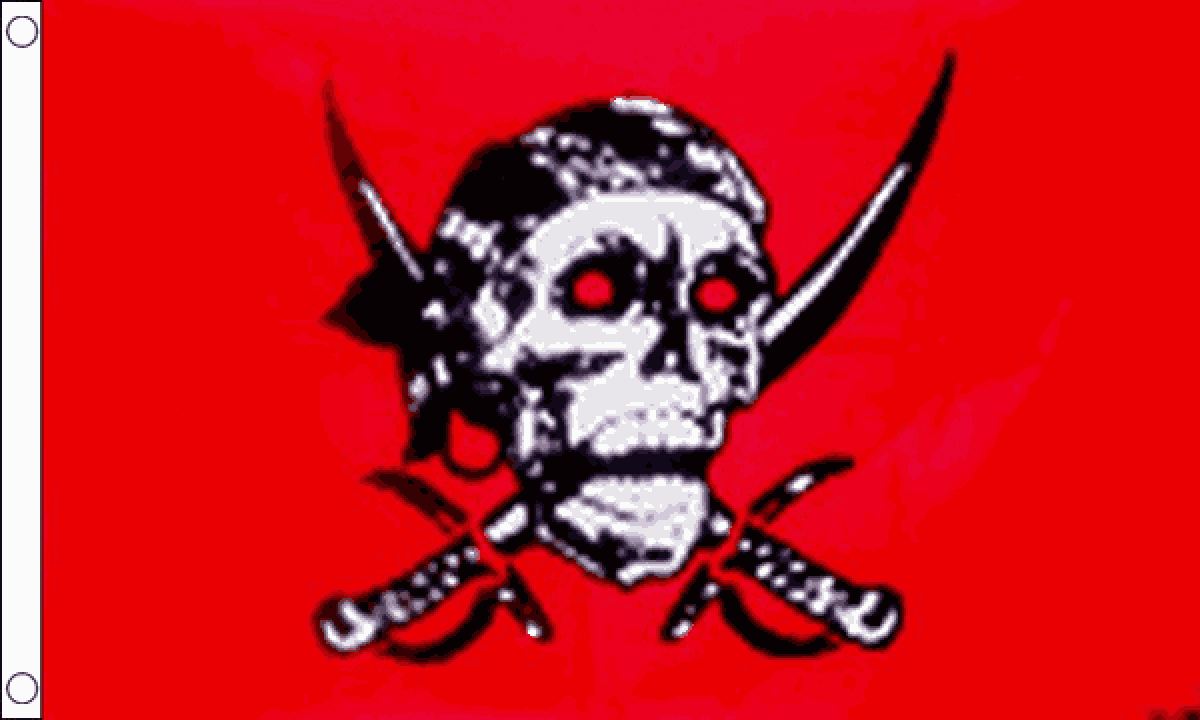 Red Skull Flag (Small)