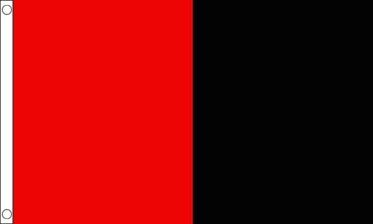Red and Black Irish County Flag (Medium)