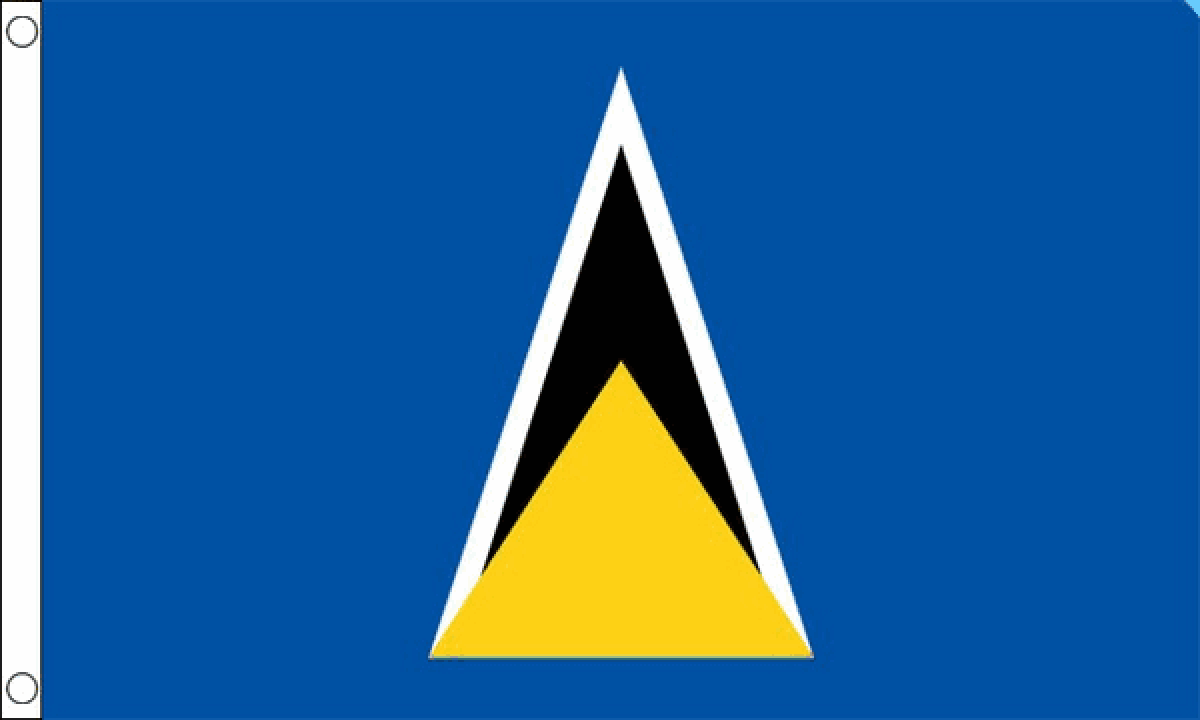 Saint Lucia Flag (Medium)