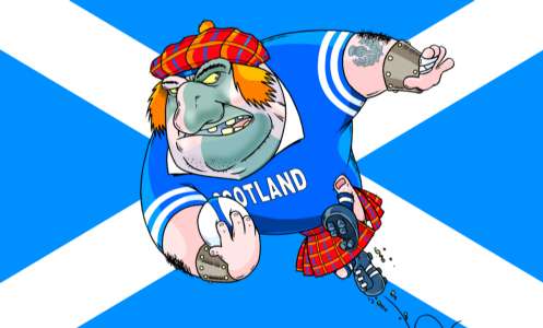 Scotland Rugby Flag (Medium)