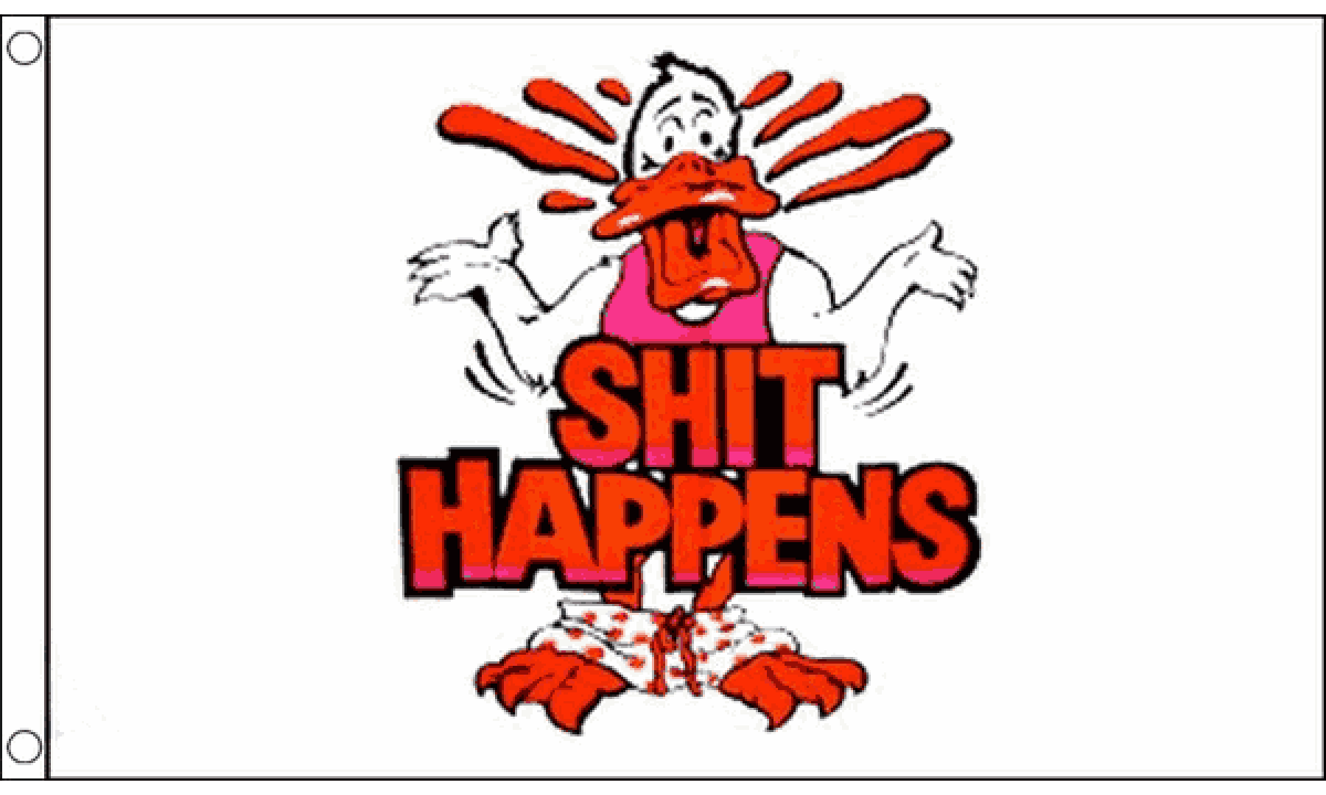 Shit Happens Flag (Medium)