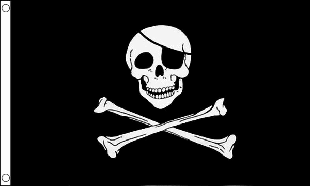 Skull and Crossbones Flag (Medium)