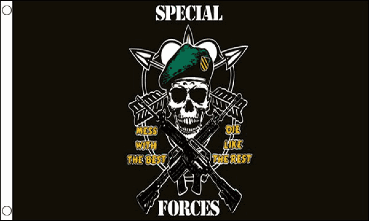 Special Forces Flag (Medium)
