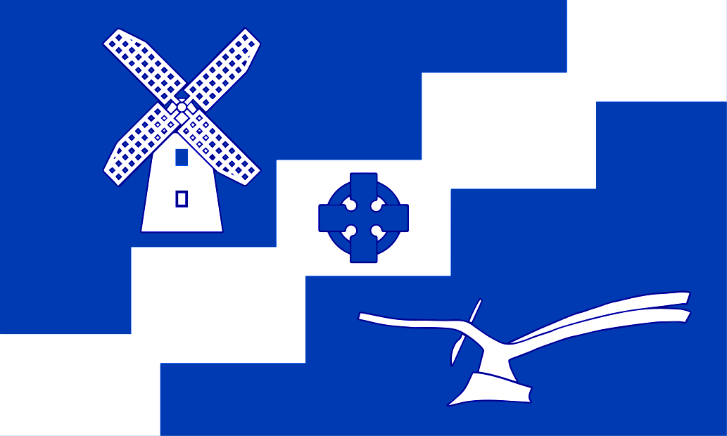 Staining, Lancashire Outdoor Quality Flag