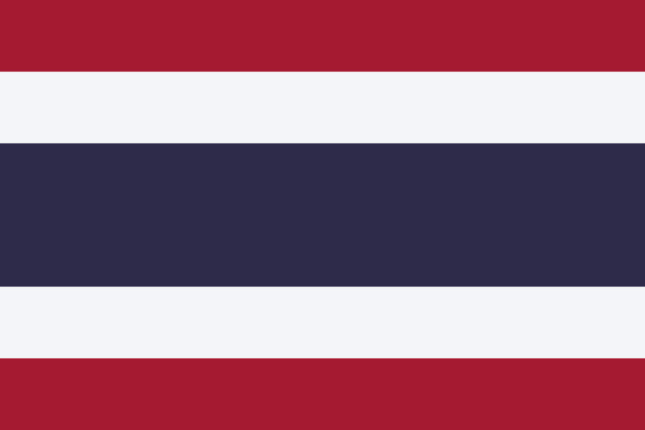 Thailand Traditional Sewn Flag