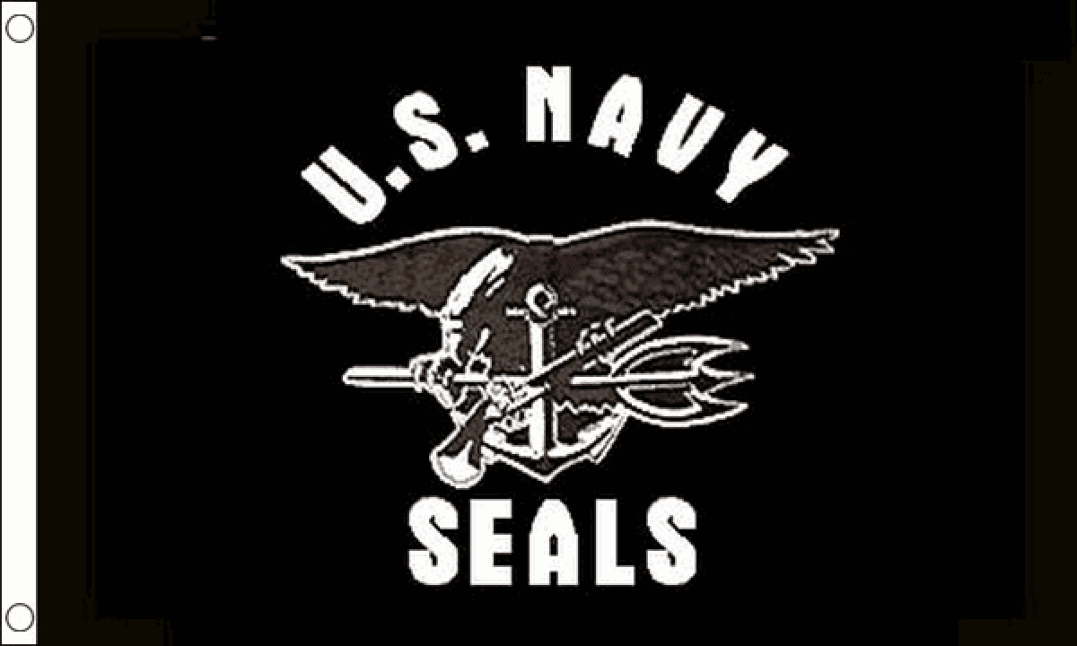 US Navy Seals Flag (Medium)