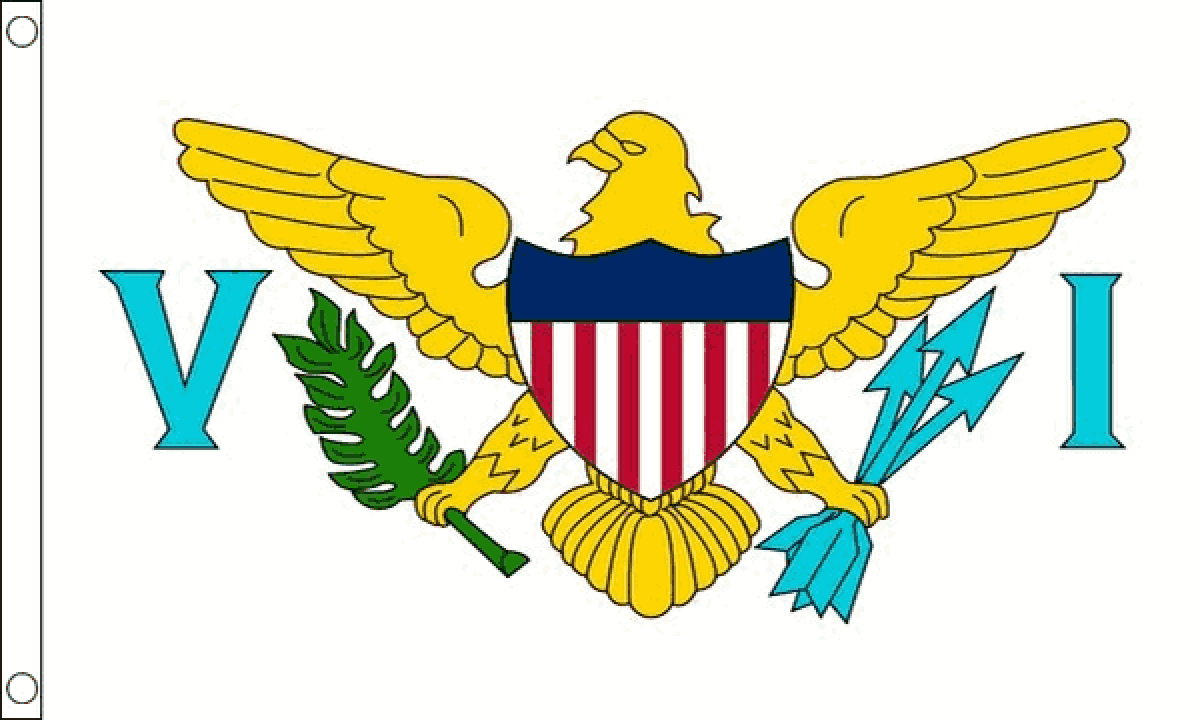 Virgin Islands (American) Traditional Sewn Flag