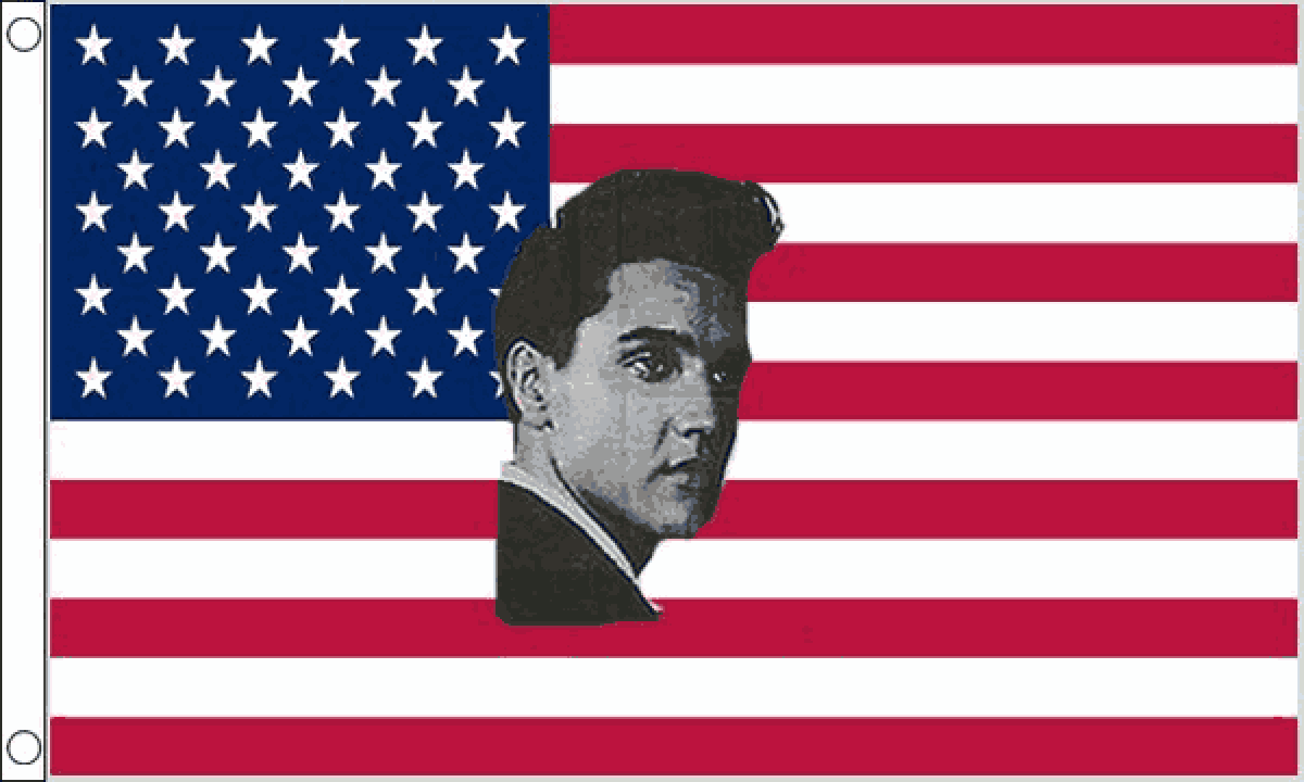 USA Elvis Flag (Medium)